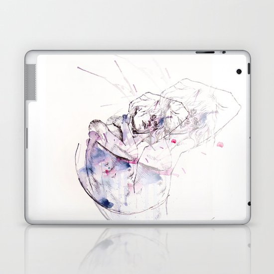 circles - con occhi porpora Laptop & iPad Skin