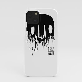 Disappearing Face - Black iPhone Case