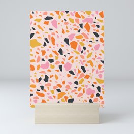 Terrazzo: PATTERN 03 | The Peach Edition Mini Art Print