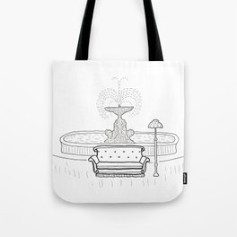 Friends - the one with the sofa Tote Bag