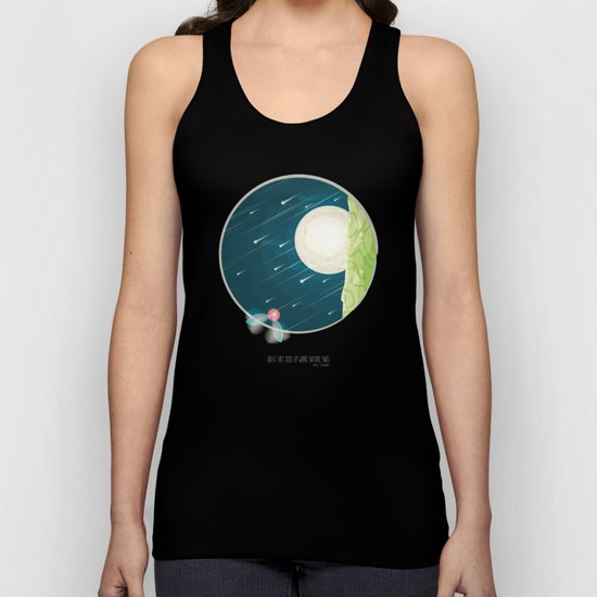 Where nature ends Unisex Tank Top