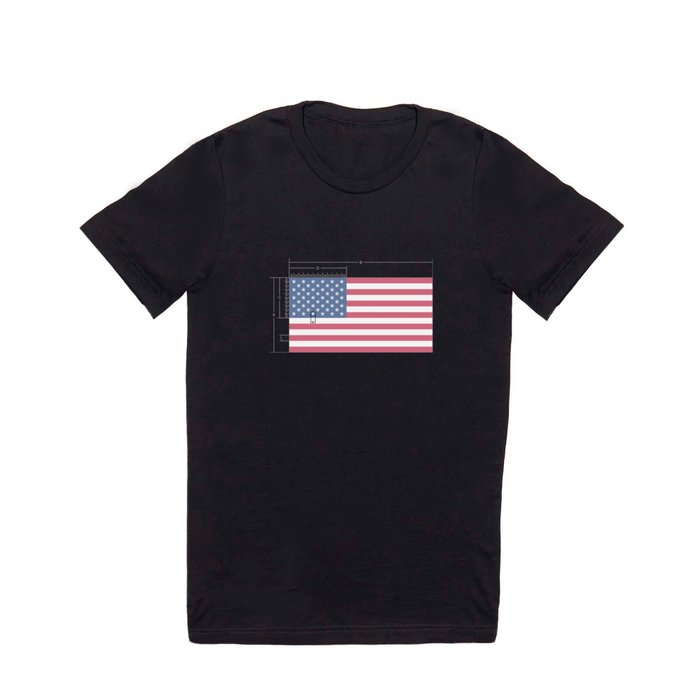 USA American Perfection US Flag Stars and Stripes T Shirt by PodArtist ...