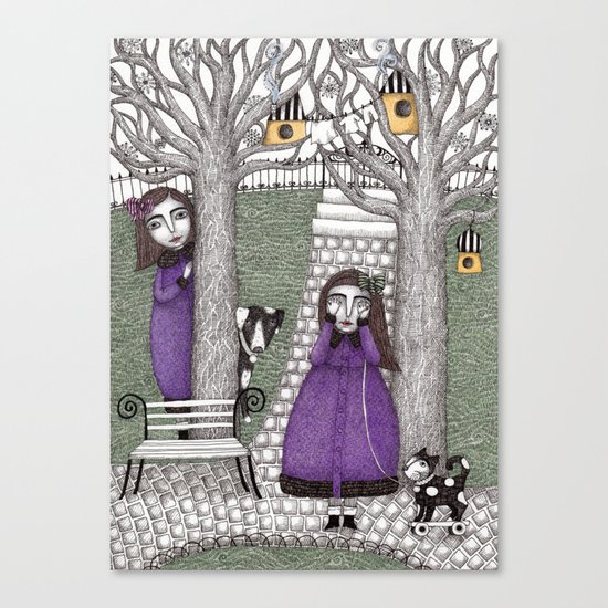 Hide and Seek Canvas Print