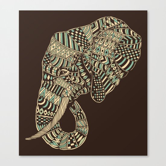 Elephant (Majestic) 2.0 Canvas Print
