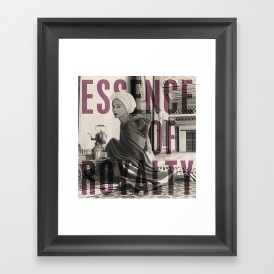 Essence of Royalty Framed Art Print
