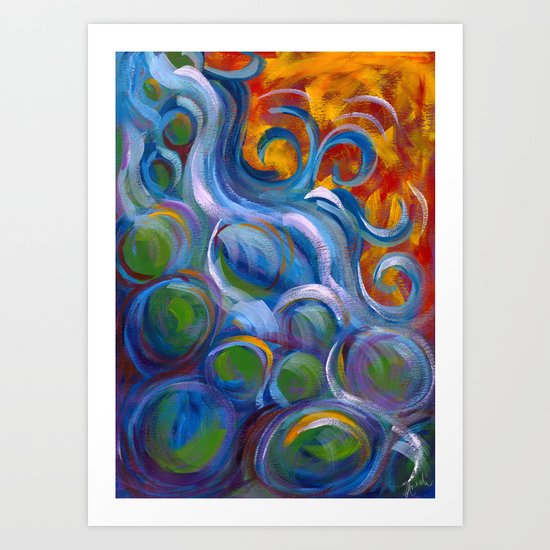River Rest Art Print