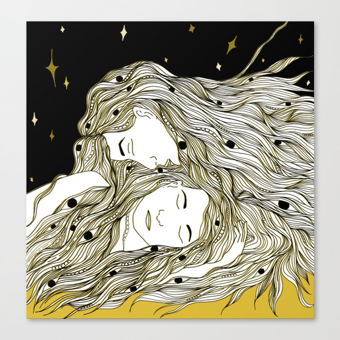 Nyx Whispers Canvas Print