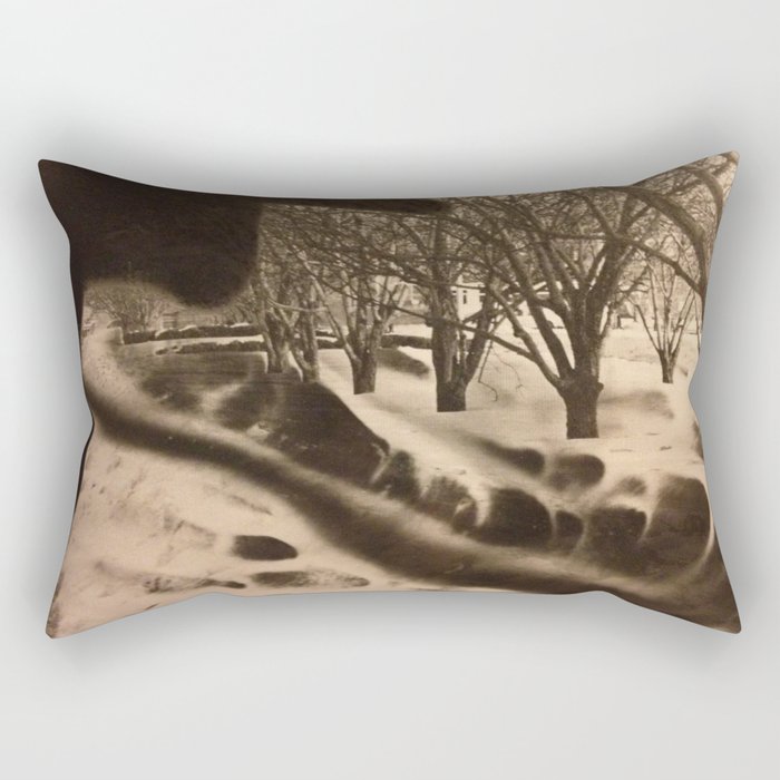 Tree Lane Rectangular Pillow