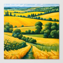 crops agriculture Canvas Print
