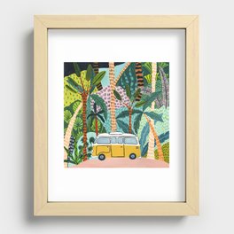 Jungle Camper Recessed Framed Print