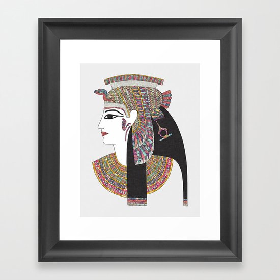 EGYPTIAN GODDESS Framed Art Print