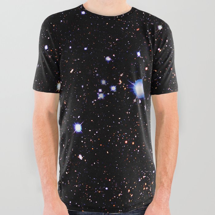 Nebula texture #43: Starfield Night All Over Graphic Tee