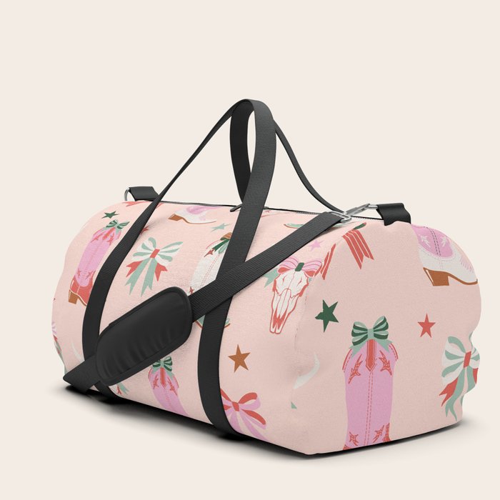 Preppy Patterned Duffle Overnight Bags Society6