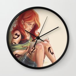 Clary Drawing Wall Clock