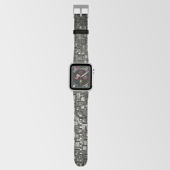 Monochrome mosaic Apple Watch Band