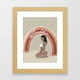 breathe Framed Art Print