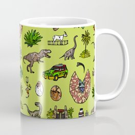 Jurassic pattern lighter Mug