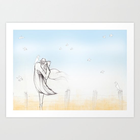Scaredcrow Art Print