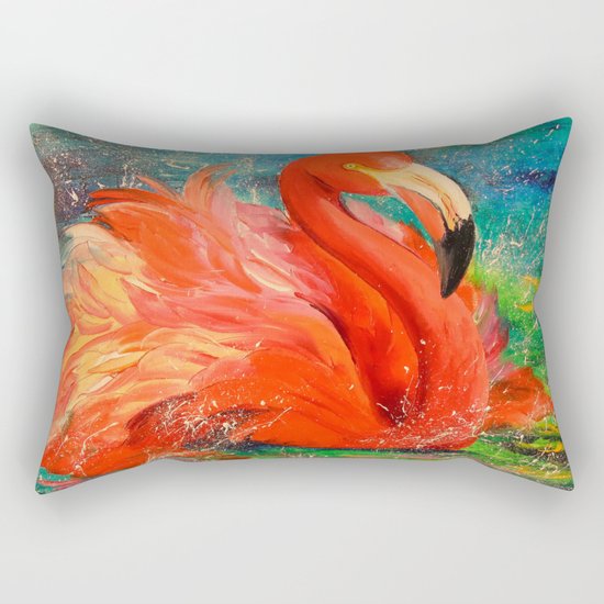 Flamingo Rectangular Pillow