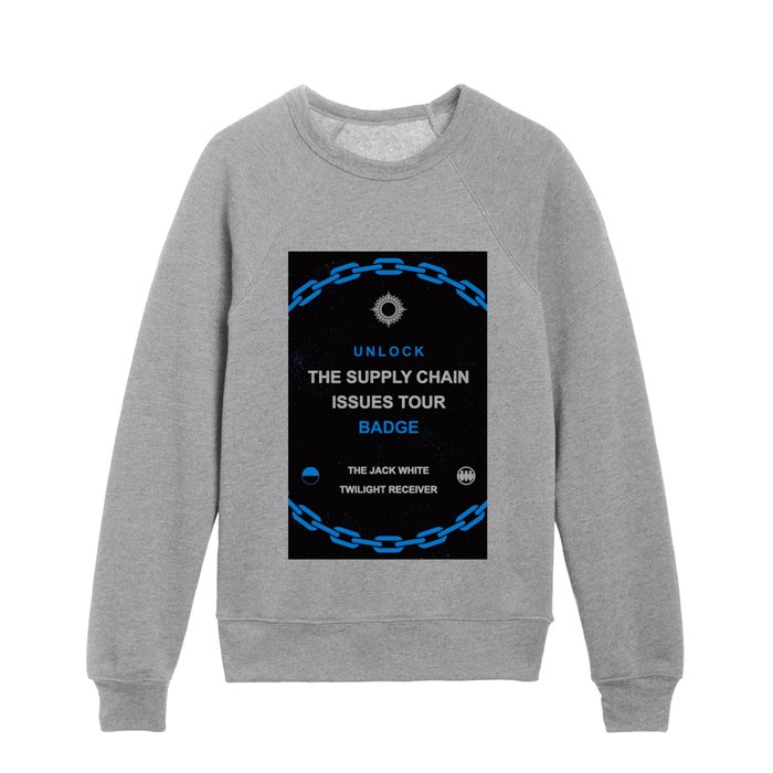 jack white tour katrin12 Kids Crewneck