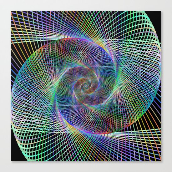 Fractal spiral Canvas Print