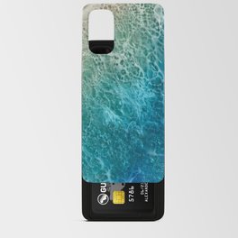Blue green ocean Android Card Case