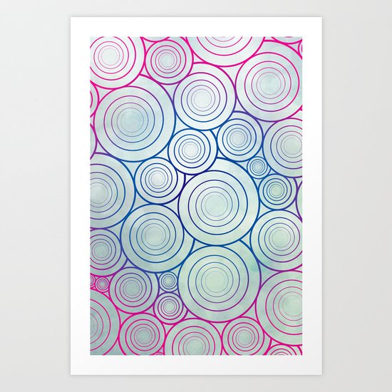 A Plethora of Curls Art Print