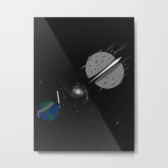 Asteroid Ninja Metal Print