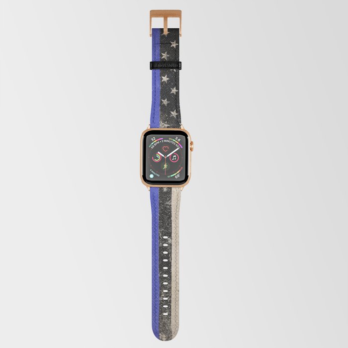 Thin blue line shop flag apple watch band