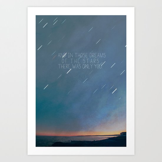 the lights of walter's dream Art Print