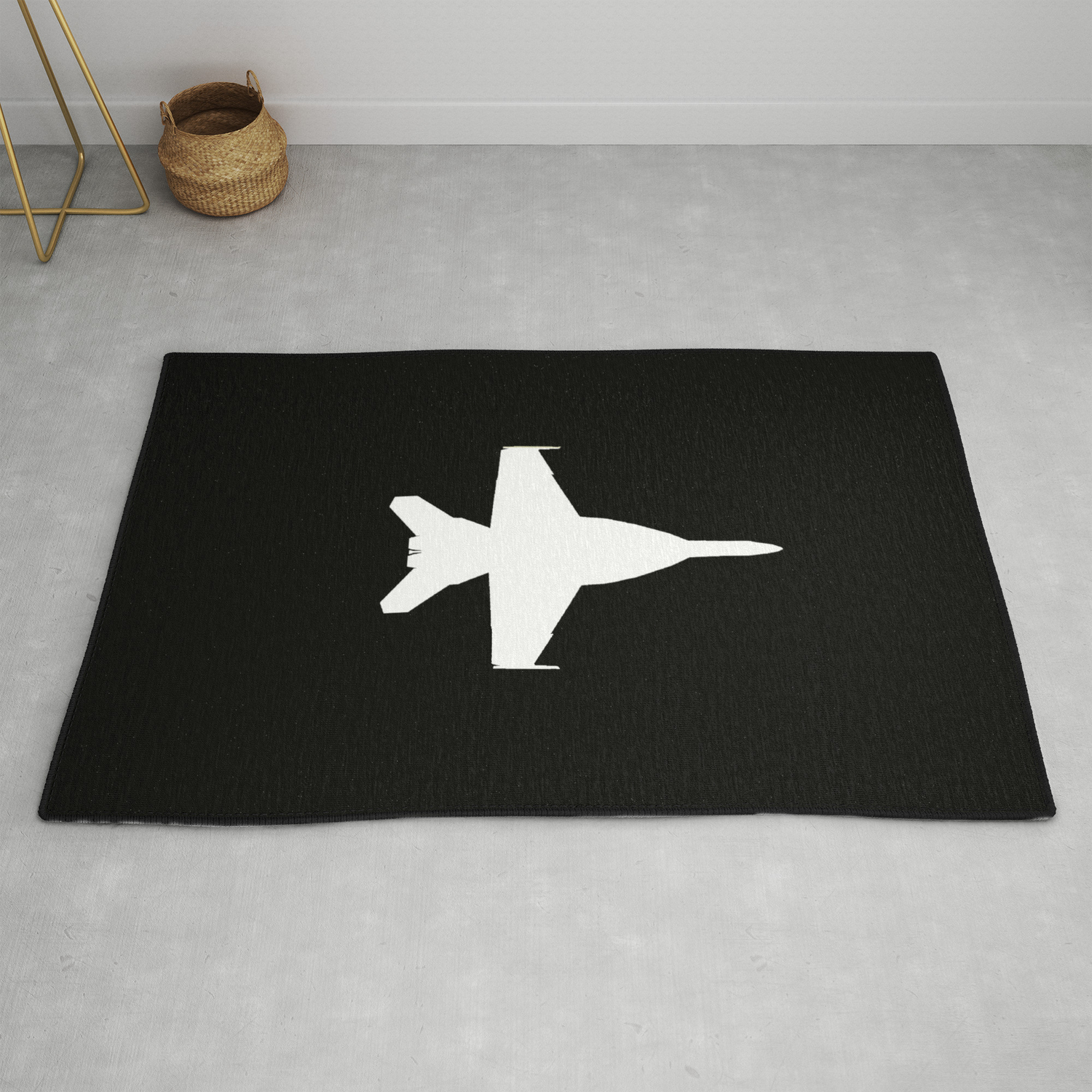 F 18 Hornet Fighter Jet Rug By Jsdavies Society6