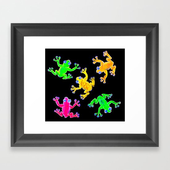Rainforest Multicolour Framed Art Print