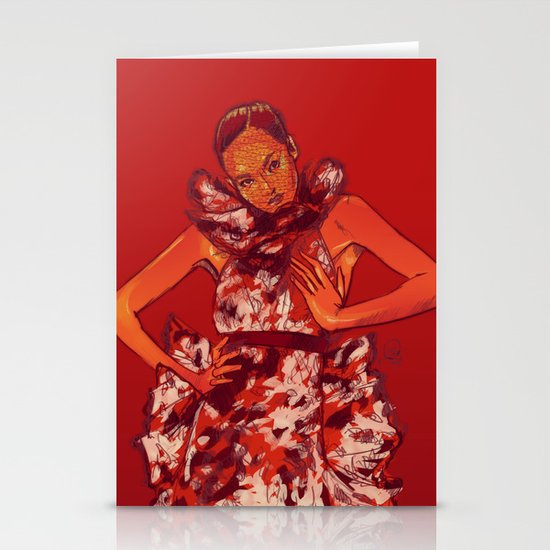 i bring you flowers Stationery Cards