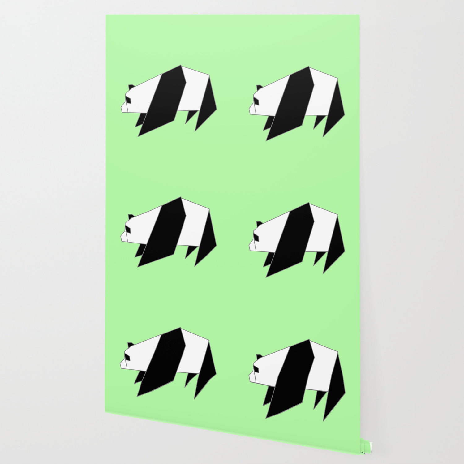 Origami Panda Bear Wallpaper By Jaymiemetz Society6