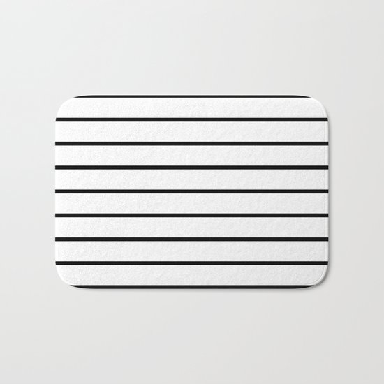 Minimalist Stripes Bath Mat