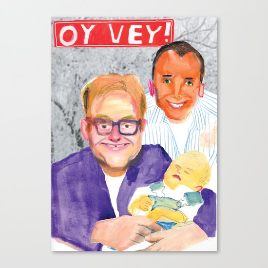 OY VEY! Canvas Print