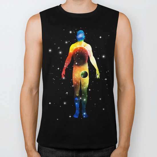 The Universe is in Us Biker Tank