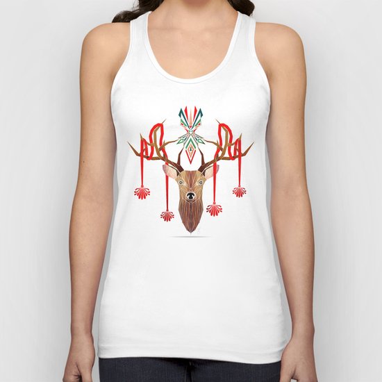 deer rope Unisex Tank Top