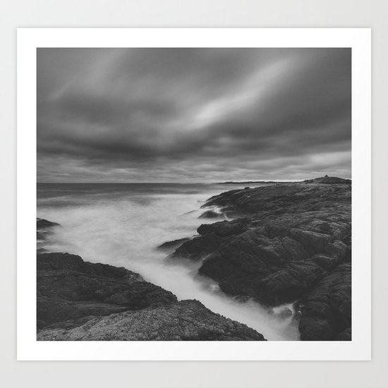 Narrowing Cove Art Print