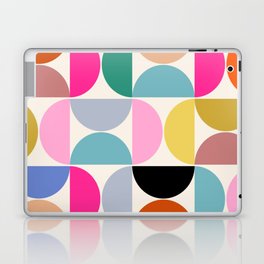 Colorful Geometric Abstract Shapes Laptop Skin