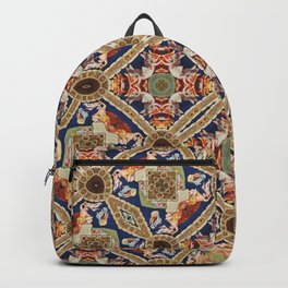 Seraphim Backpack | Mandala, Other, Symmetry, Geometric, Abstract, Digital, Graphicdesign, Illusion, Reflection, Psychedelic 
