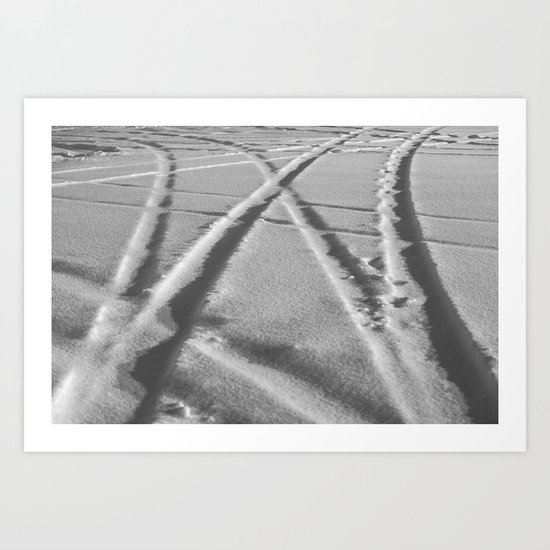 Parking Lot Symmetry Art Print