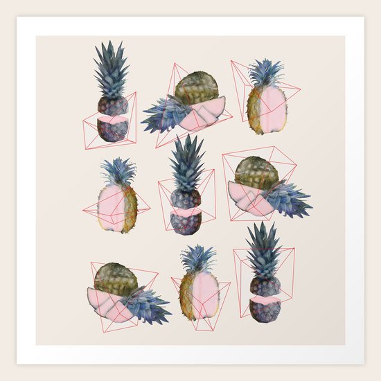 pinneaples Art Print
