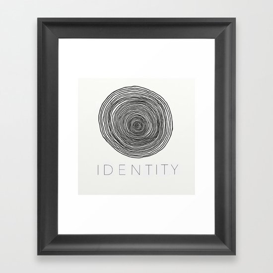 IDENTITY Framed Art Print