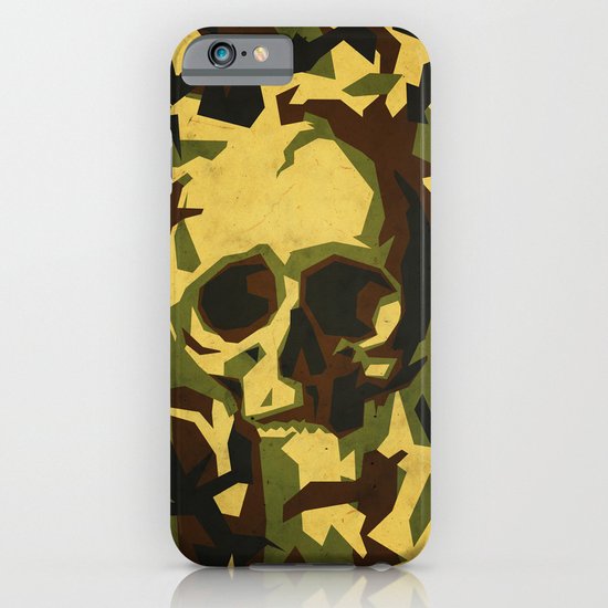 Camouflage skull iPhone & iPod Case