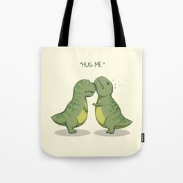 T-Rex Hugs Tote Bag