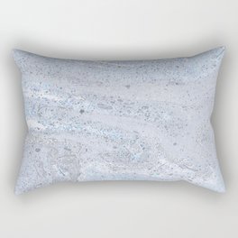 blue marble Rectangular Pillow