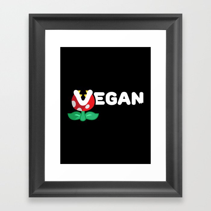 Mario Vegan Framed Art Print