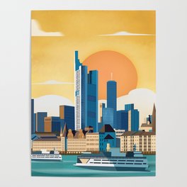 Frankfurt City Skyline794087 Poster