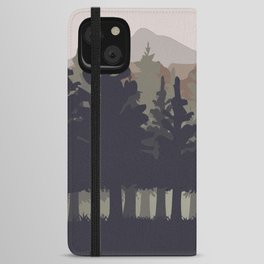 On path to the mountains iPhone Wallet Case